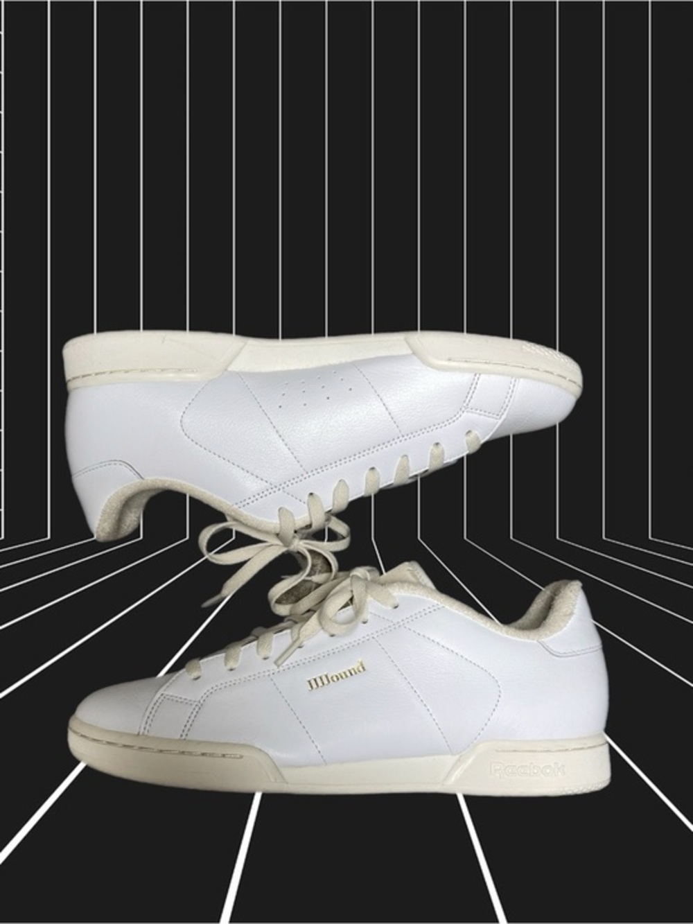 Like new! JJJJound x Reebok NPC 2 Mens White Sneakers